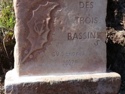 Plaque Fontaine des Trois Bassins